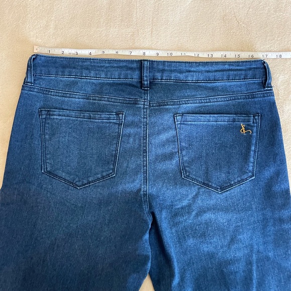 Measure and Made Wide Leg Crop Straight Jeans - Size 14 - Picture 6 of 16